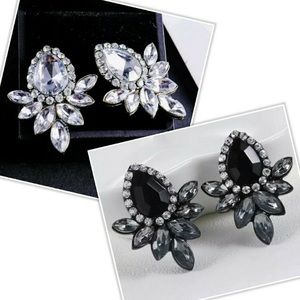 Pair Of Crystal Stud Earrings